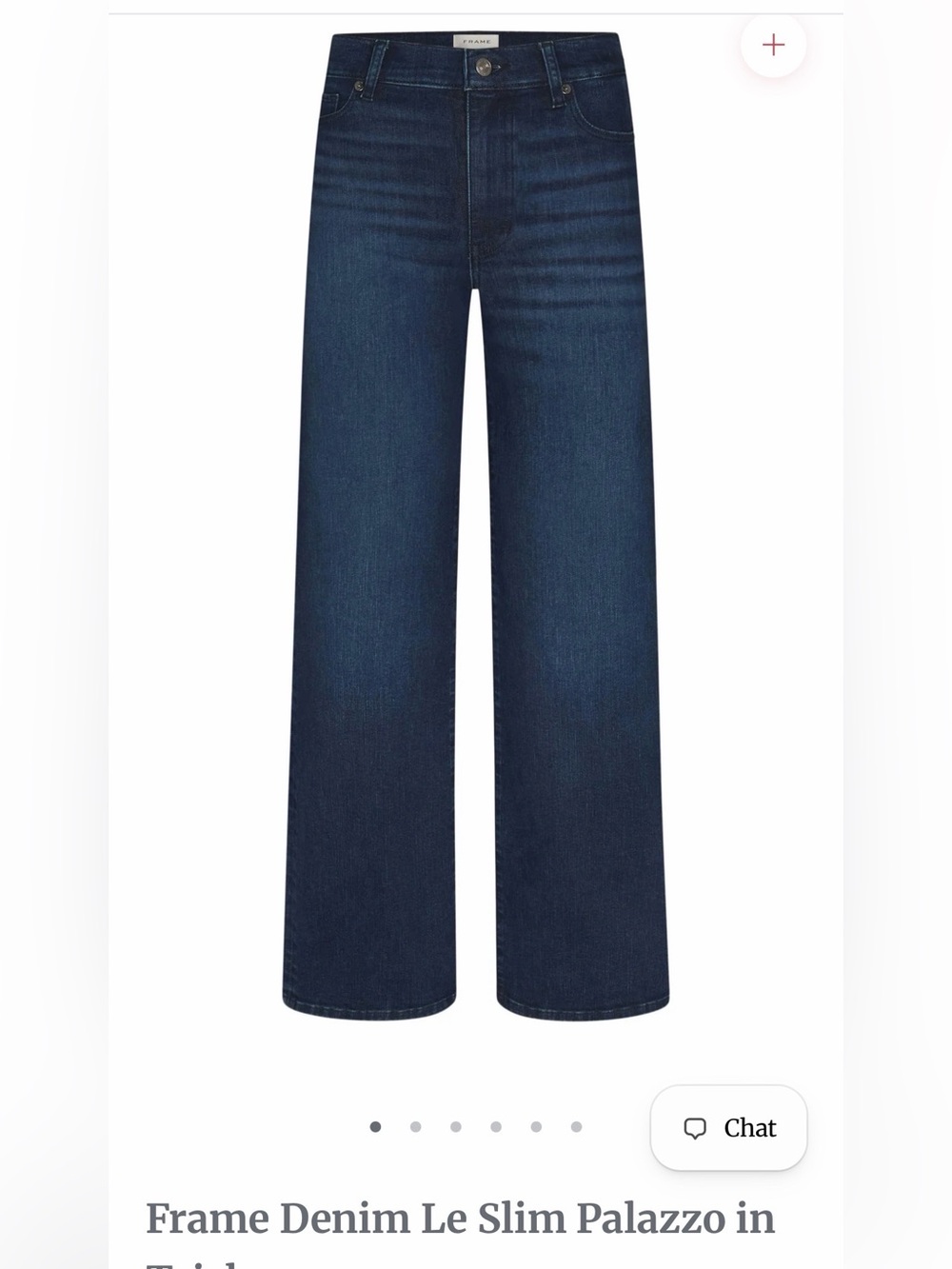 NWT Frame Le Slim Palazzo in color Trick Size 26